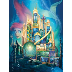 Palapeli Ravensburger 1000 palaa Disney Castles Ariel