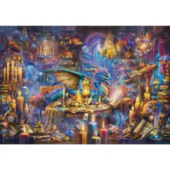 Palapeli Ravensburger 3000 palaa Dragon’s Library