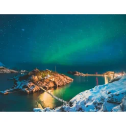 Palapeli Ravensburger 500 palaa Northern Lights In Bergsfjord