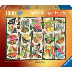 Palapeli Ravensburger 1000 palaa Tropical Butterfly