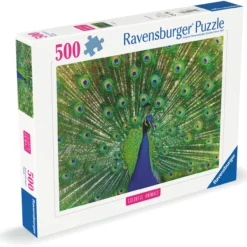 Palapeli Ravensburger 500 palaa Peacock