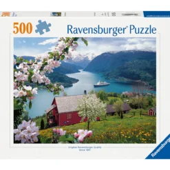 Palapeli Ravensburger 500 palaa Scandinavian Landscape