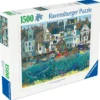 Palapeli Ravensburger 1500 palaa Ship/Habour