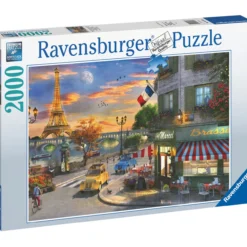 Palapeli Ravensburger Paris Sunset 2000 palaa