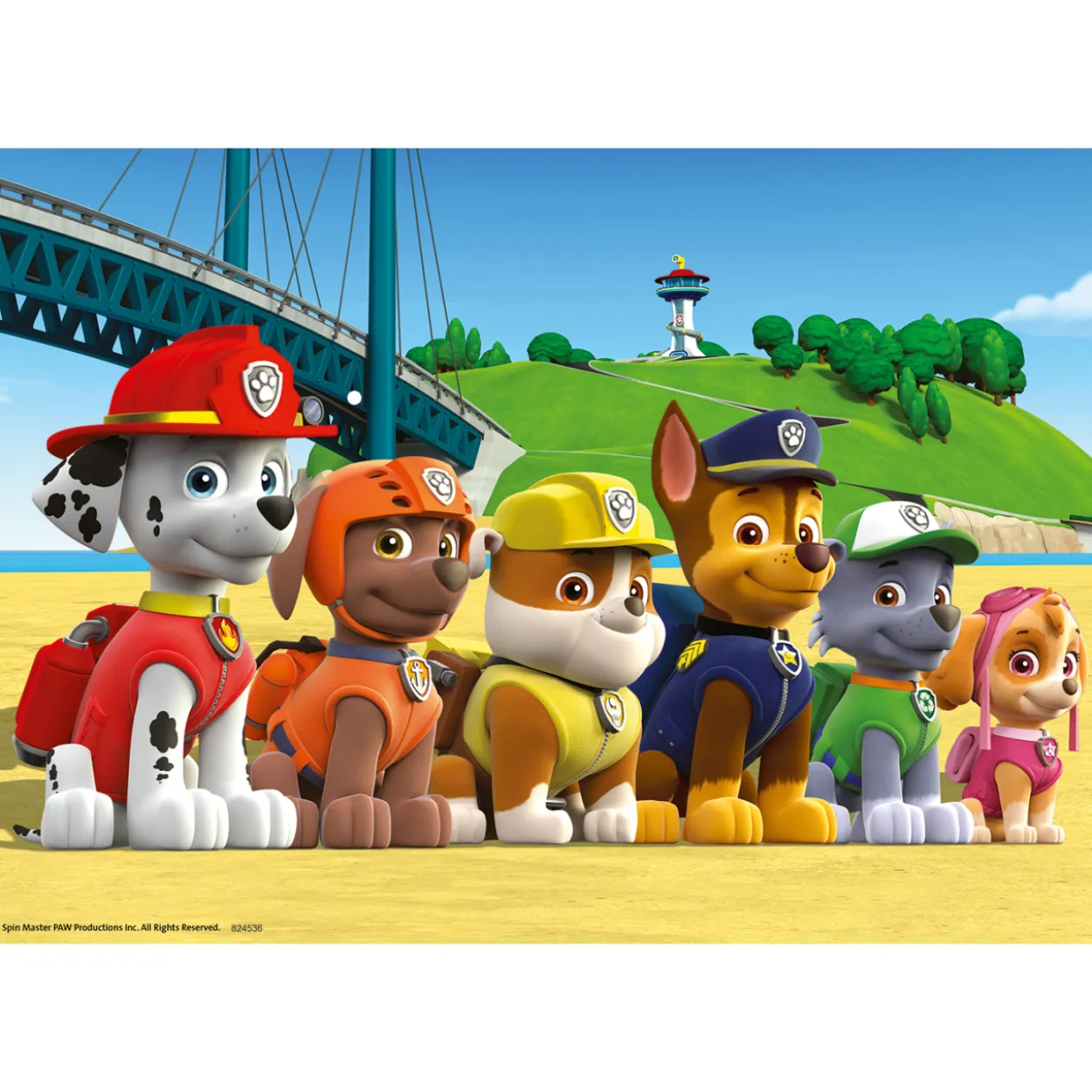 Palapeli Ravensburger Paw Patrol Heroic Dogs 2x24 palaa