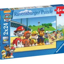 Palapeli Ravensburger Paw Patrol Heroic Dogs 2x24 palaa