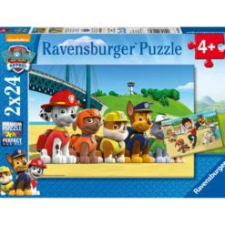 Palapeli Ravensburger Paw Patrol Heroic Dogs 2x24 palaa