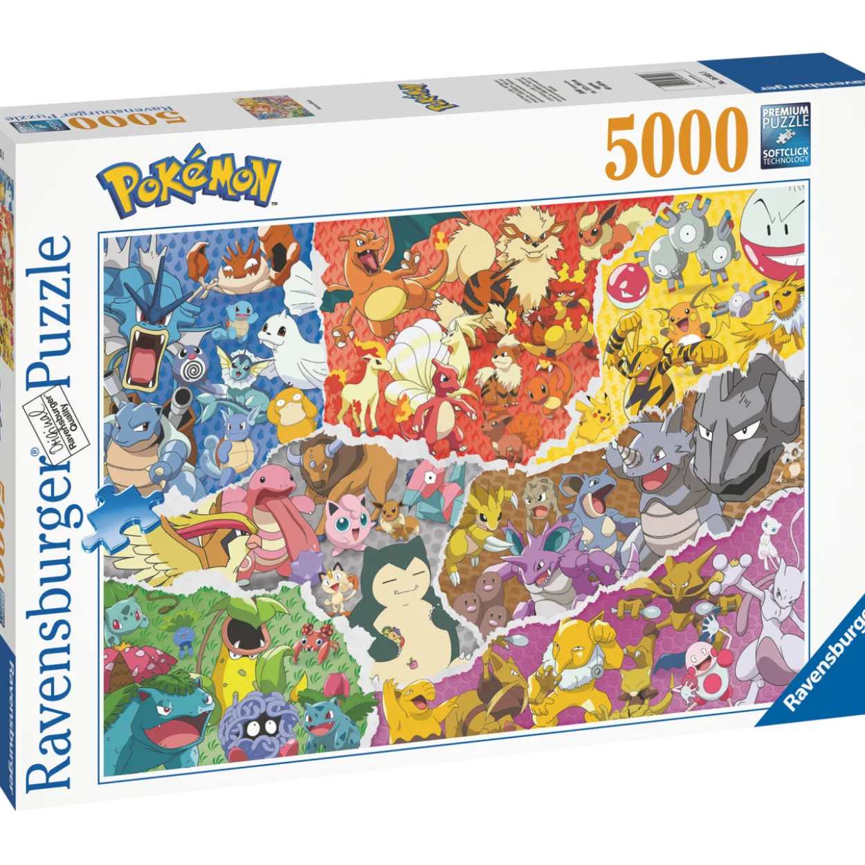 Palapeli Ravensburger Pokémon Allstars 5000 palaa