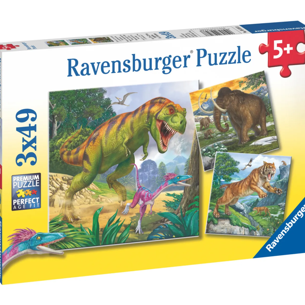 Palapeli Ravensburger Primeval Ruler 3x49 palaa