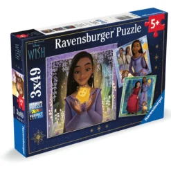 Palapeli Ravensburger 3 x 49 palaa Disney Wish