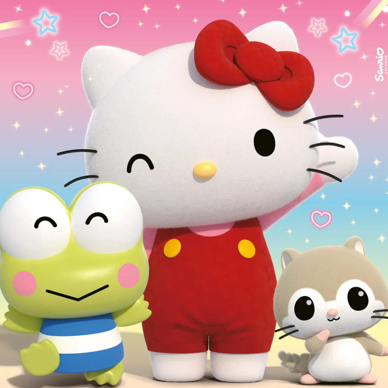 Palapeli Ravensburger 3 x 49 palaa Hello Kitty Super Style