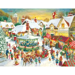 Palapeli Ravensburger 2x 500 palaa Christmas Collection No1
