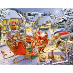 Palapeli Ravensburger 2x 500 palaa Christmas Collection No1