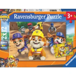 Palapeli Ravensburger 2 x 12 palaa Rubble & Crew Team in Action!