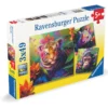 Palapeli Ravensburger 3 x 49 palaa Jungle Babies