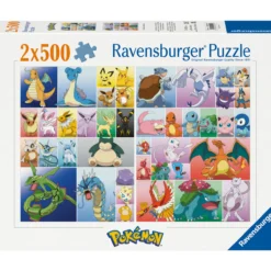 Palapeli Ravensburger 2 x 500 palaa Pokemon Collection