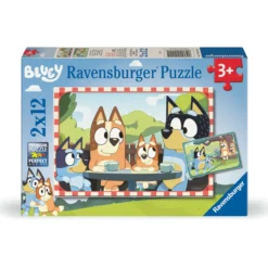 Palapeli Ravensburger 2 x 12 palaa Bluey