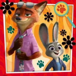 Palapeli Ravensburger 3 x 49 palaa Zootopia 2