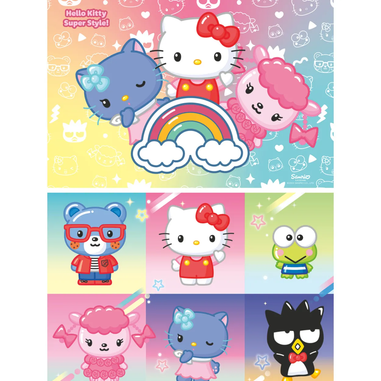 Palapeli Ravensburger 2 x 24 palaa Hello Kitty Super Style