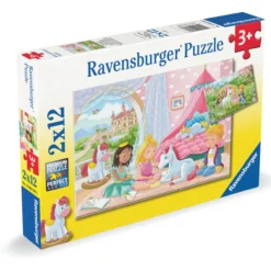 Palapeli Ravensburger 2 x 12 palaa Magical Friendship