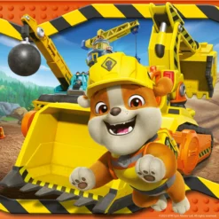 Palapeli Ravensburger 3 x 49 palaa Rubble & Crew Work Vechicles