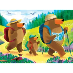 Palapeli Ravensburger 2 x 24 palaa Bear Family Vacations