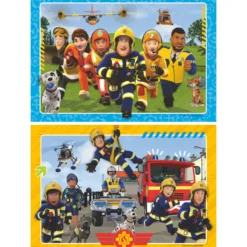 Palapeli Ravensburger 2 x 12 palaa Fireman Sam Rescuers are coming
