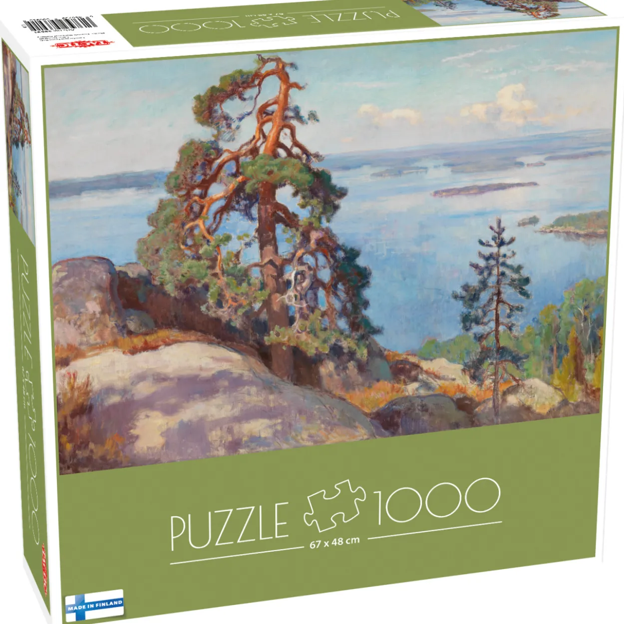 Palapeli Tactic 1000 palaa Eero Järnefelt Landscape from Koli