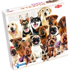 Palapeli Tactic 100 palaa Group of Cute Dogs