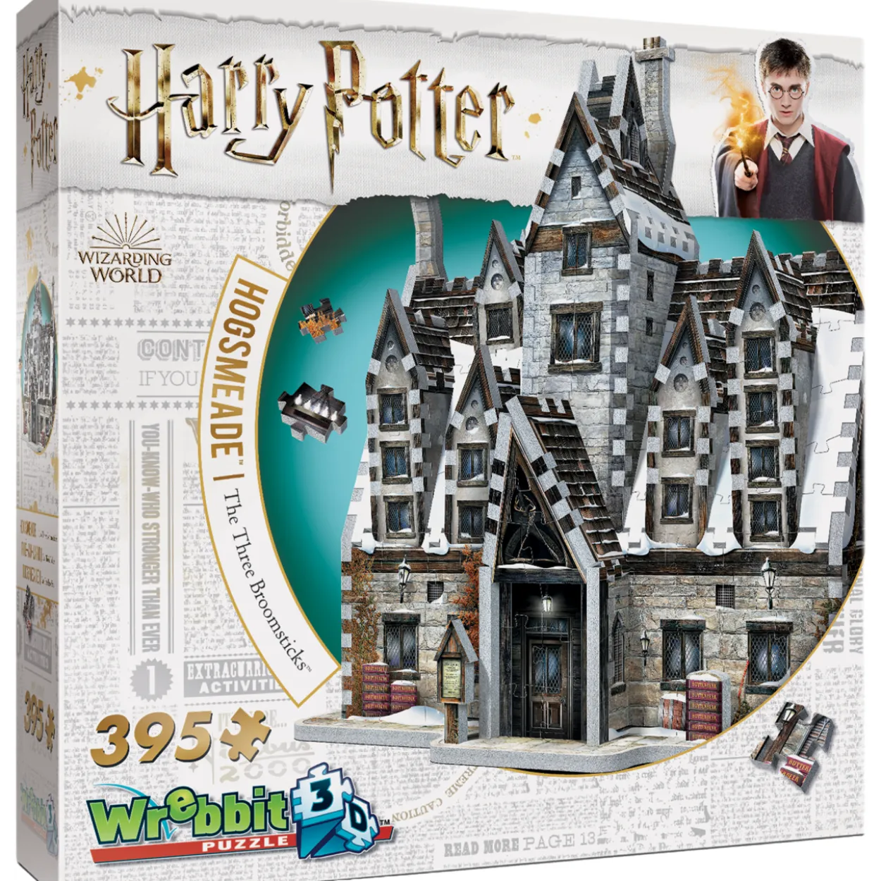 Palapeli Wrebbit 3D Hogsmeade The Three Broomsticks 395 palaa