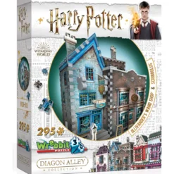 Palapeli Wrebbit 3D Ollivander's Wand Shop & Scribbulus 295 palaa