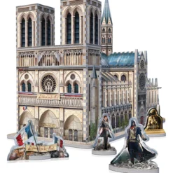 Palapeli Wrebbit 860 palaa 3D Assasins Creed Notre Dame