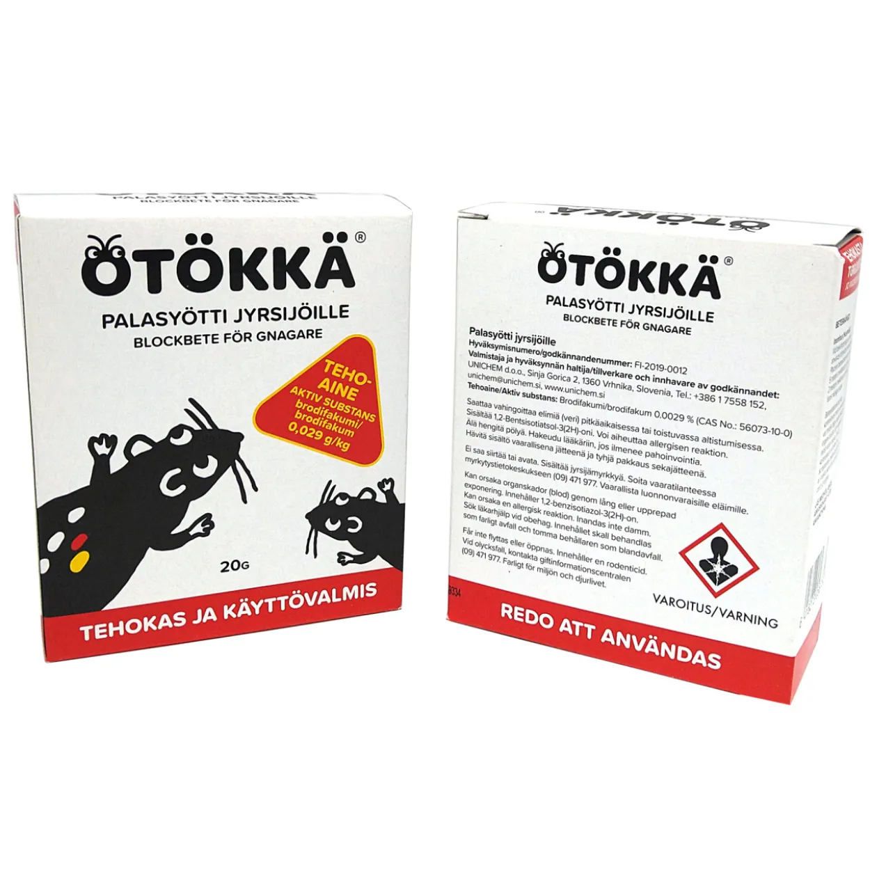 Palasyötti jyrsijöille Ötökkä 20 g