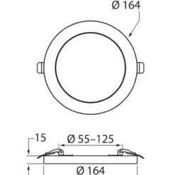 Paneelivalaisin Airam Flex Multi IP20 9W 830/840/865 DIM
