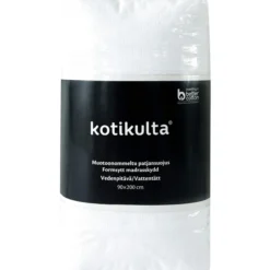 Patjansuojus muotoonommeltu Kotikulta 90 x 200 cm valkoinen