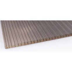PC-kerroslevy Keraplast, 16 mm 1050 x 2500 mm pronssi