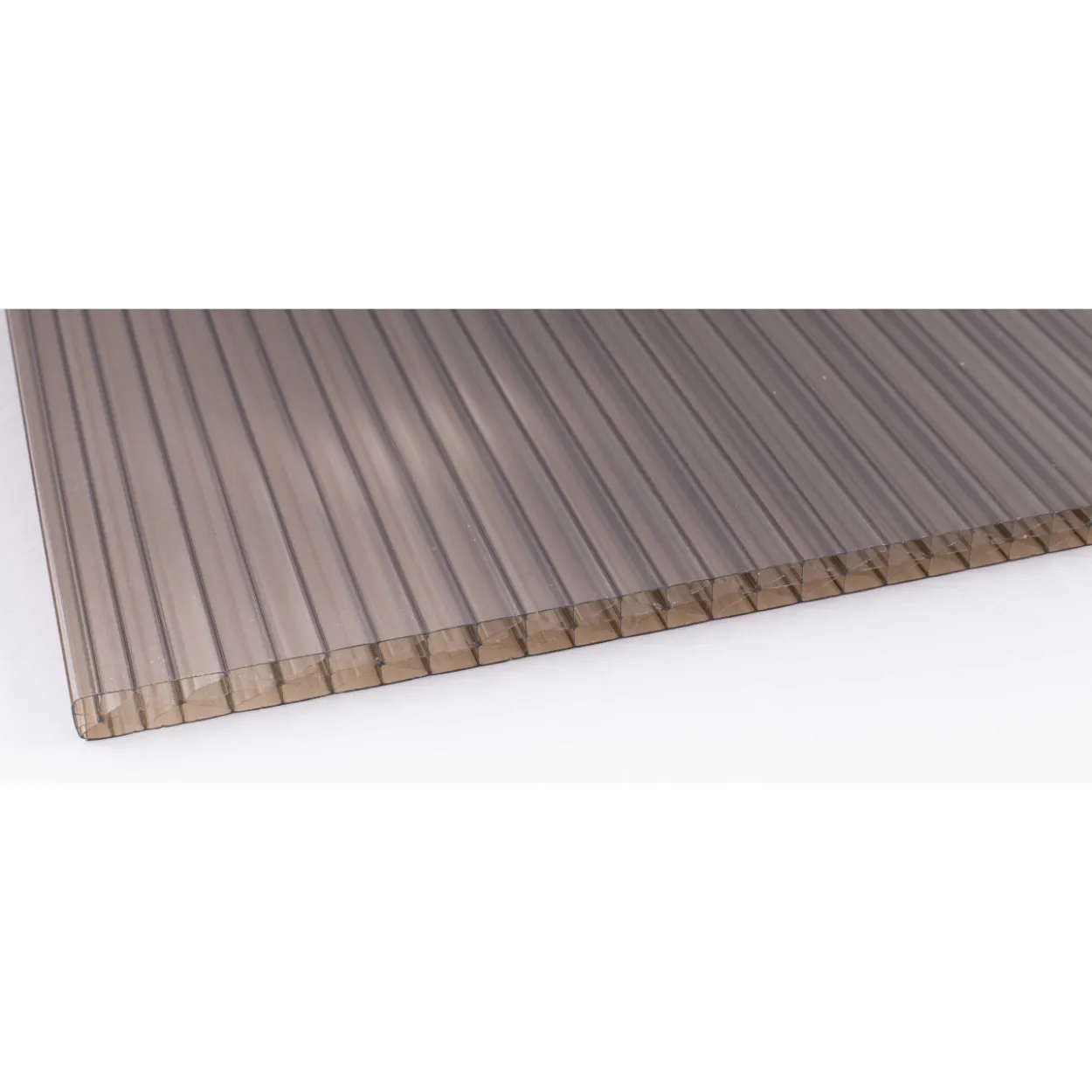 PC-kerroslevy Keraplast, 16 mm 1050 x 2500 mm pronssi