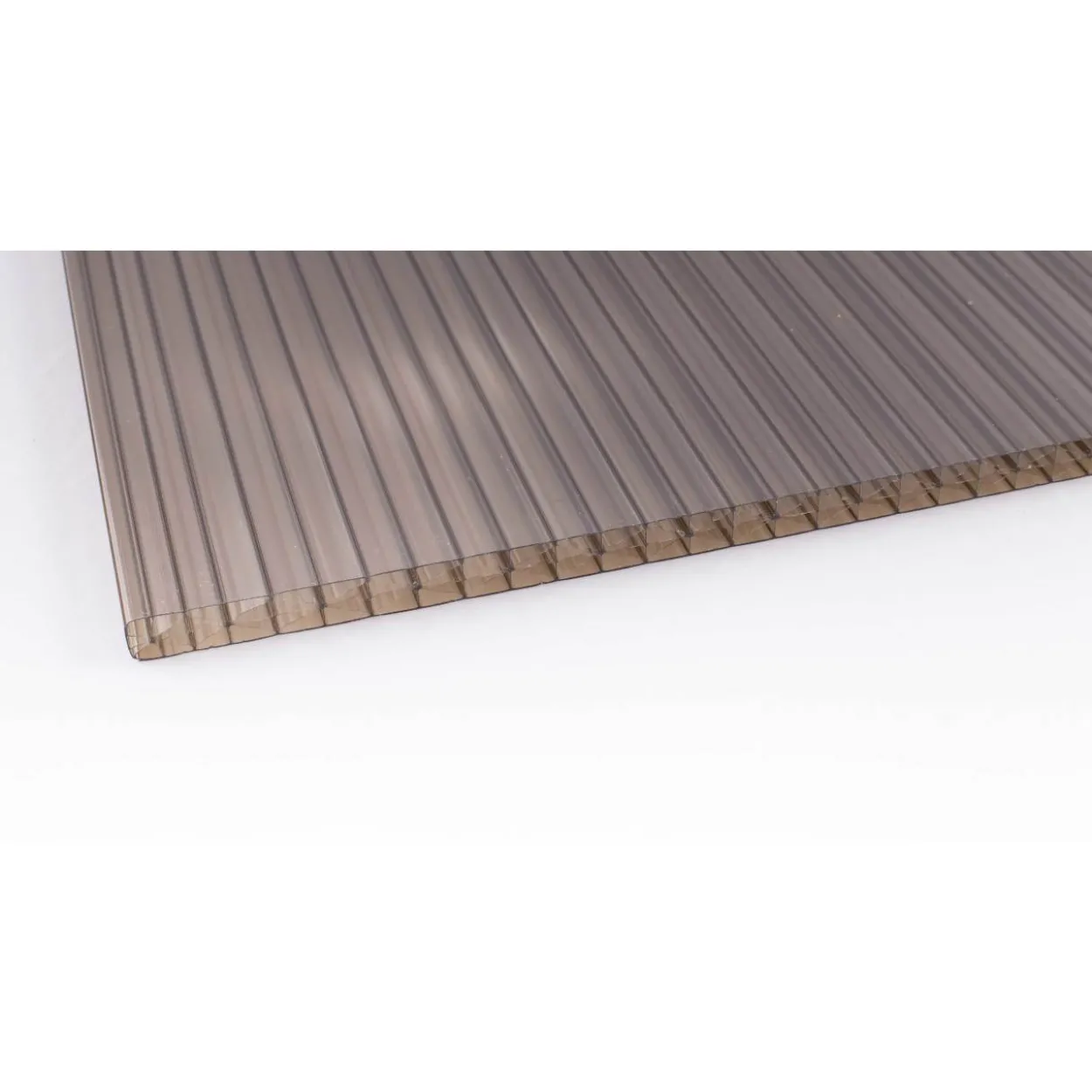 PC-kerroslevy Keraplast, 16 mm 1050 x 3500 mm pronssi