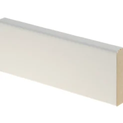Peitelista AAVA 12 x 58 x 2200 mm,MDF valkoinen, 5 kpl
