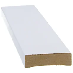 Peitelista Cent 12 x 42 x 2440 mm 10 kpl MDF valkoinen