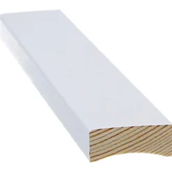 Peitelista Cent 12x32x3300 Valkoinen 10 kpl