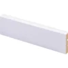 Peitelista 12 x 42 x 2200 mm, MDF puhdas valkoinen, 10 kpl