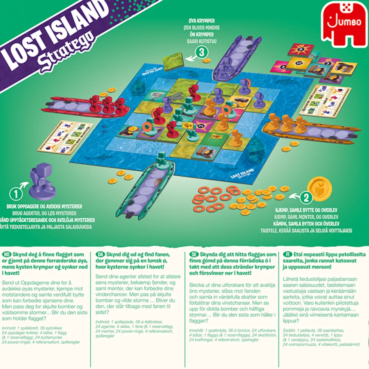Peli Jumbo Lost Island Stratego