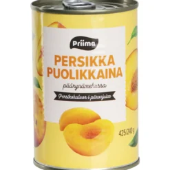 Persikanpuolikas Priima 425/240 g mehussa