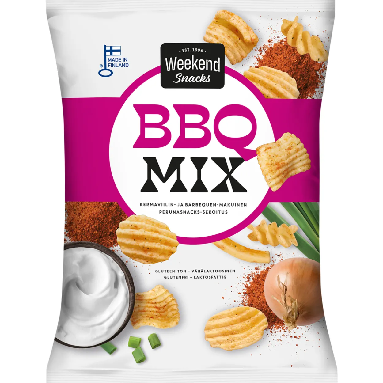 Perunasnack Weekend Snacks 180 g BBQ Mix
