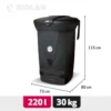 Pikakompostori Biolan 220 eco