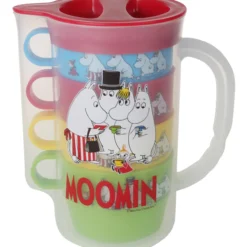 Piknik-kannu Moomin by Martinex + 4 mukia