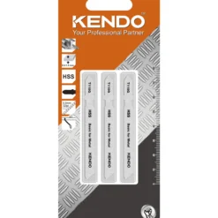 Pistosahanterä Kendo 1,2 x 76 mm metallille 3 kpl HSS