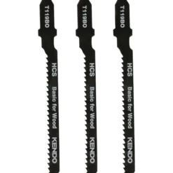 Pistosahanterä Kendo 2,0x76mm puulle ja metallille 3 kpl HCS