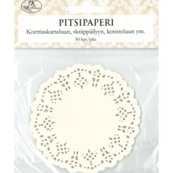 Pitsipaperi ympyrä 30 kpl